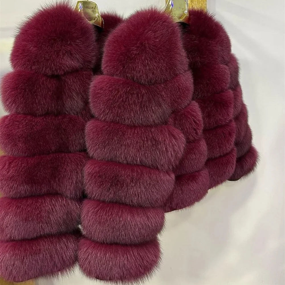 Luxury Fox Fur Coat