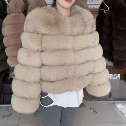 Luxury Fox Fur Coat