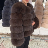 Luxury Fox Fur Coat