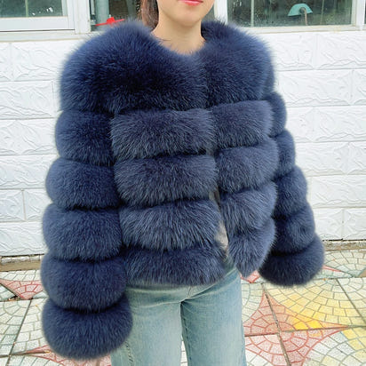 Luxury Fox Fur Coat