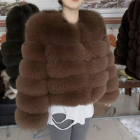 Luxury Fox Fur Coat