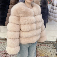 Luxury Fox Fur Coat