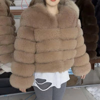 Luxury Fox Fur Coat