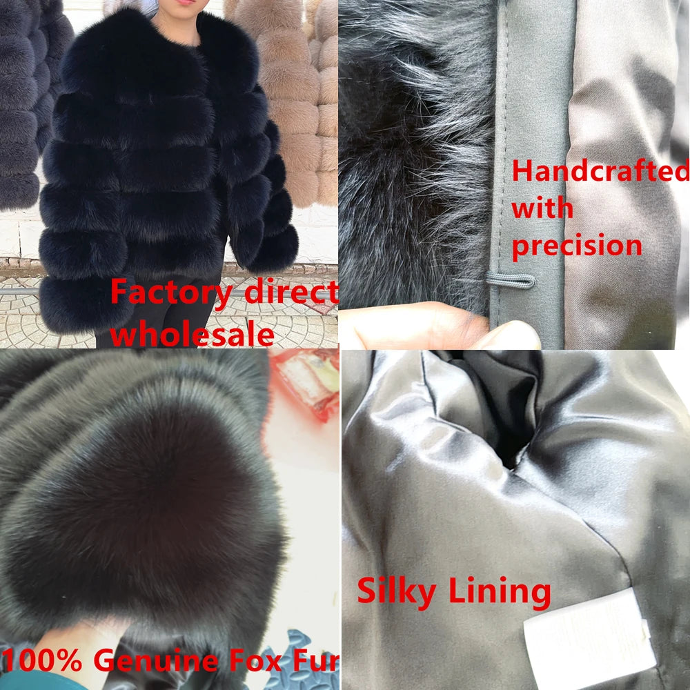 Luxury Fox Fur Coat