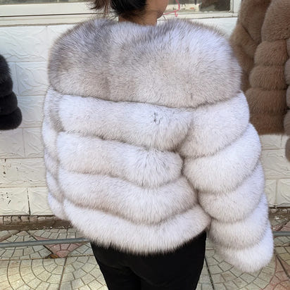 Luxury Fox Fur Coat