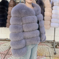 Luxury Fox Fur Coat