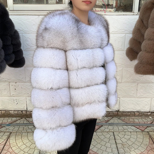 Luxury Fox Fur Coat