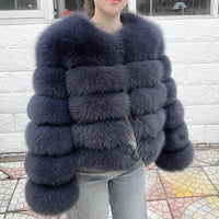 Luxury Fox Fur Coat