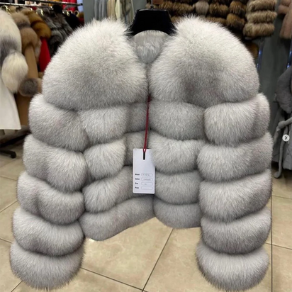 Luxury Fox Fur Coat