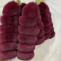 Luxury Fox Fur Coat