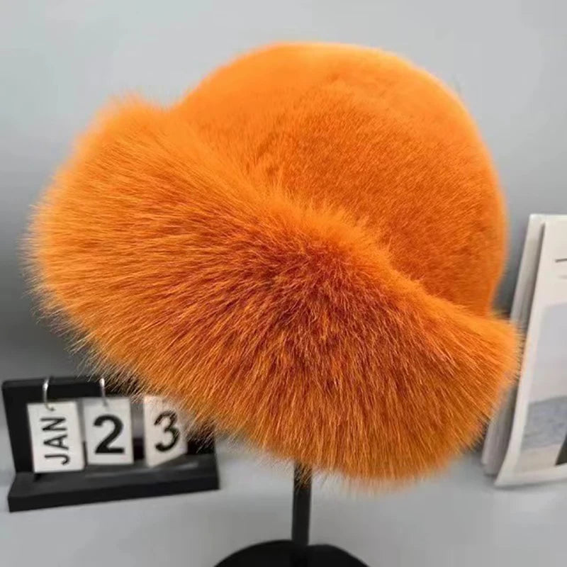 Thicken Plush Warm Fur Hat